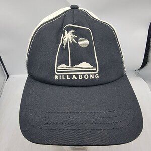 Billabong Aloha Forever Black Trucker Hat Casual Comfort Outdoors Comfort